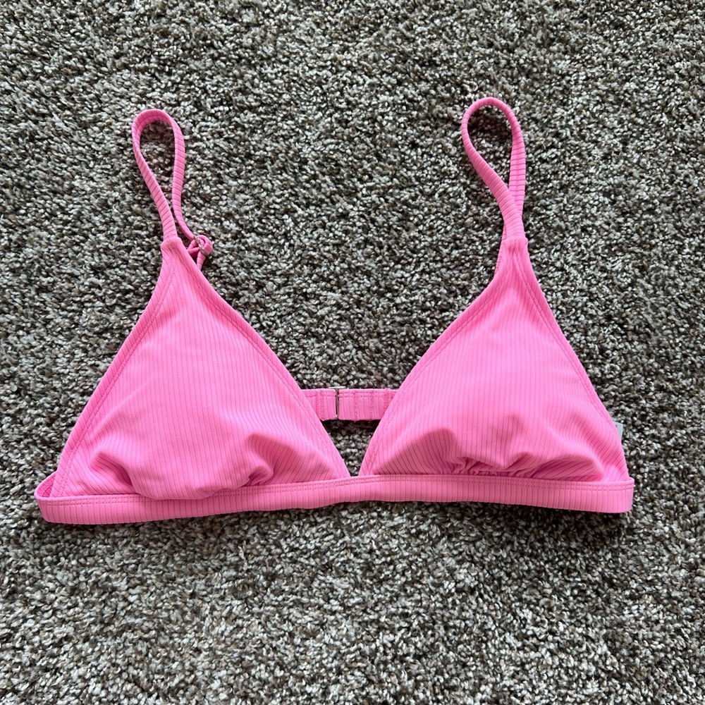Pink bikini top